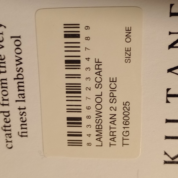 Kiltane 100%Lambswool Tartan Scarf NWT! Made in Scotland - Picture 5 of 5
